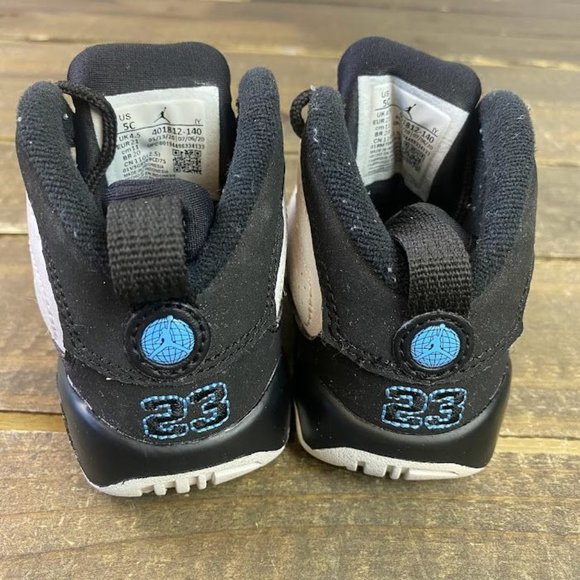 Air Jordan 9 Retro “University Blue” UNC 401812-140 Toddler Td Baby Boy Size 5C - Picture 8 of 12
